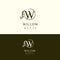 Willow vwctor logo. W letter logo. W letter icon