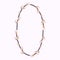 Willow wreath. Oval frame made of willow twigs. Easter wreath made of willow stalks