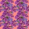 Willowherb, epilobium. Seamless pattern texture of flowers. Floral background, photo collage