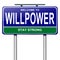 Willpower concept.