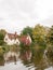 Willy lotts cottage in flatford mill during the autumn no people