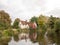 Willy lotts cottage in flatford mill during the autumn no people