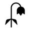 Wilted flower icon vector dead flower sign for graphic design, logo, website, social media, mobile app, UI illustration