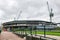 Wimbledon Lawn Tennis championships Number 1 court roof being installed