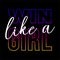 Win like a girl, gradient abstract for sports shirts typography