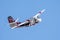 Winchester, CA USA - June 14, 2020: Cal Fire aircraft preparing to drop fire retardant on a wildfire from the sky near Winchester,