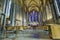 Winchester Cathedral vaulting and ceiling. quiet worship. long view. Majestic architecture