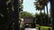 Winchester Mystery House Driveway to Gazebo Tourists Enjoying View