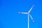 wind energy detail blue sky