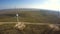 Wind farm aerial 4k video