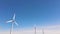 Wind farm and eco friendly.Alternative energy sources and renewable energy sources.Green energy