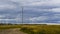 Wind Farm, Forests and Prairies in Nova Scotia