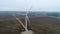 Wind generator,aerial photo, wind turbines