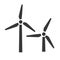 Wind generator vector illustration icon concept