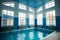 Wind hall with swimming pool. Fitness room. Health. water sports. Water Sports Palace