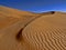 The wind makes the sand of the Omani desert a beautiful formation, Oman