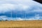 Wind mills in German fields