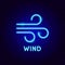 Wind Neon Label