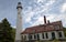 Wind Point Lighthouse In Racine Harbor In The U.S. State of Wisconsin