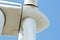 Wind power generator close up