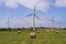 Wind power plant in agricultural landscape 2