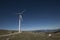 Wind powered generators on Italian mountain crest
