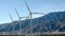 Wind powered generators near Palm Springs, CA