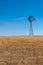 Wind Pump in a Wheat Field