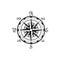 Wind of rose isolated compass navigation symbol