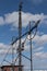 Wind semaphore in Cuxhaven, erected in 1903. Germany.