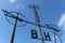 Wind semaphore in Cuxhaven, erected in 1903. Germany.