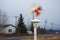 wind speed sensor spinning rapidly during a windstorm