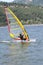 Wind surfing in Hood River Oregon