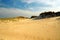 The wind swept dunes at Hampton Beach