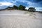 Wind texture on sand dune