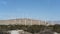 Wind Turbine farm in southern California desert - alternative energy source