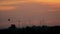 Wind turbine farm, Sunset over windmill, Renewable energy production, bara bagh rajasthan