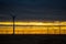 Wind Turbine Farm West Texas Sunrise Sunset