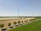 Wind turbine generator in field