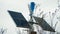 Wind turbine, Hybrid kit lighting. Meteorological observatory