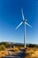 Wind turbine in mountains, Spain