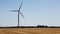 Wind turbine in a wheat field