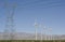 Wind Turbines and Electrical Transmission Tower