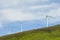 Wind turbines farm, Elgea range (Basque Country)