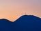 Wind Turbines on Greek Mountain Ridges, Greece