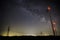 Wind turbines and Milky Way