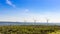 Wind turbines on the mountain