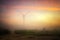 Wind turbines near cape Kaliakra, Bulgaria