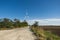 Wind turbines , wind farm in Botievo, Ukraine. Green sustainable energy