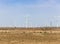 Wind turbines on wind farm in west Texas